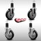 Service Caster 5'' SS Black Poly Wheel Swivel 1-5/8'' Expanding Stem Caster Set 2 Brakes, 4PK SCC-SSEX20S514-PPUB-BLK-2-TLB-2-158 - alternate 5